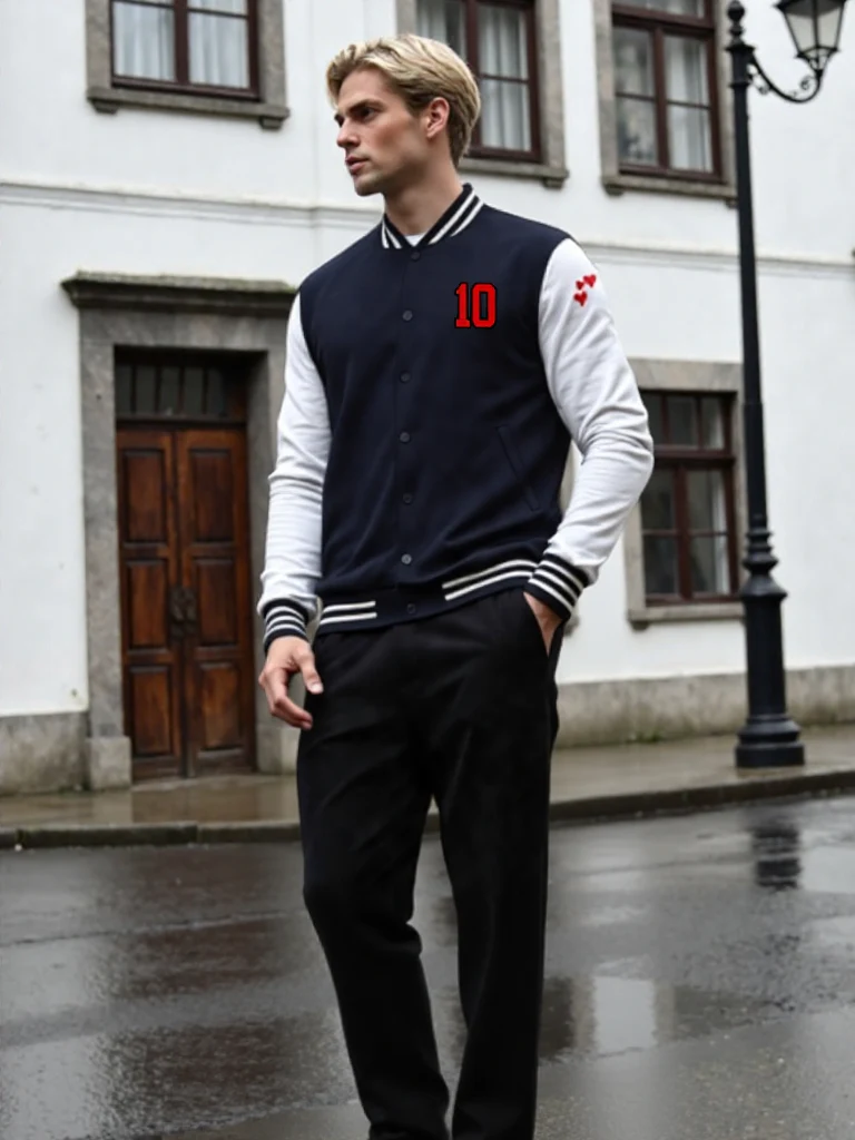 Crafted Varsity Jacket - Image 3