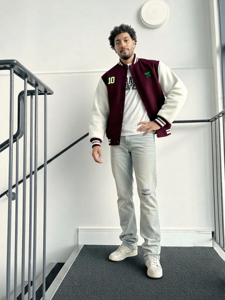 Drip Varsity Jacket - Image 4